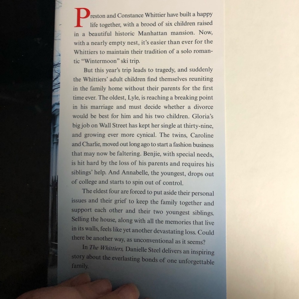 Danielle Steele’s novel The Whittiers - Picture 2 of 2